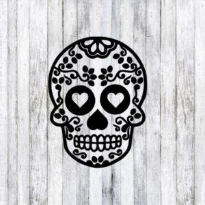 COPY - Mexican Candy Sugar Skull Decor Decal